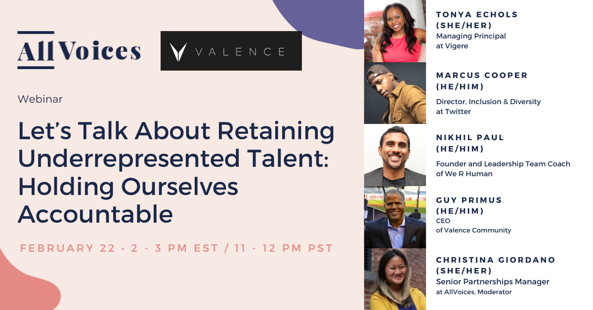 Join us as our thought leaders share how they hold themselves accountable for retaining underrepresented talent in the workplace.