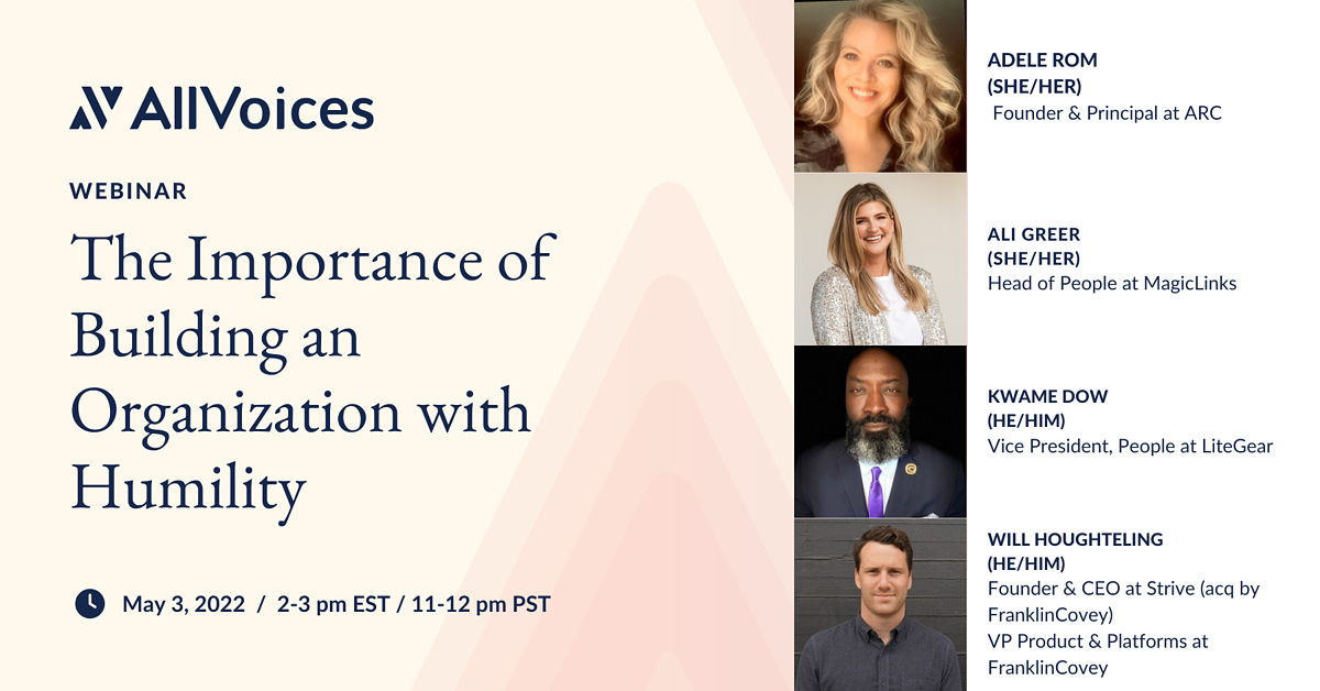 Join us as our thought leaders share how they think about empathy-driven leadership and thoughtfully build a company with humility as a core value.
