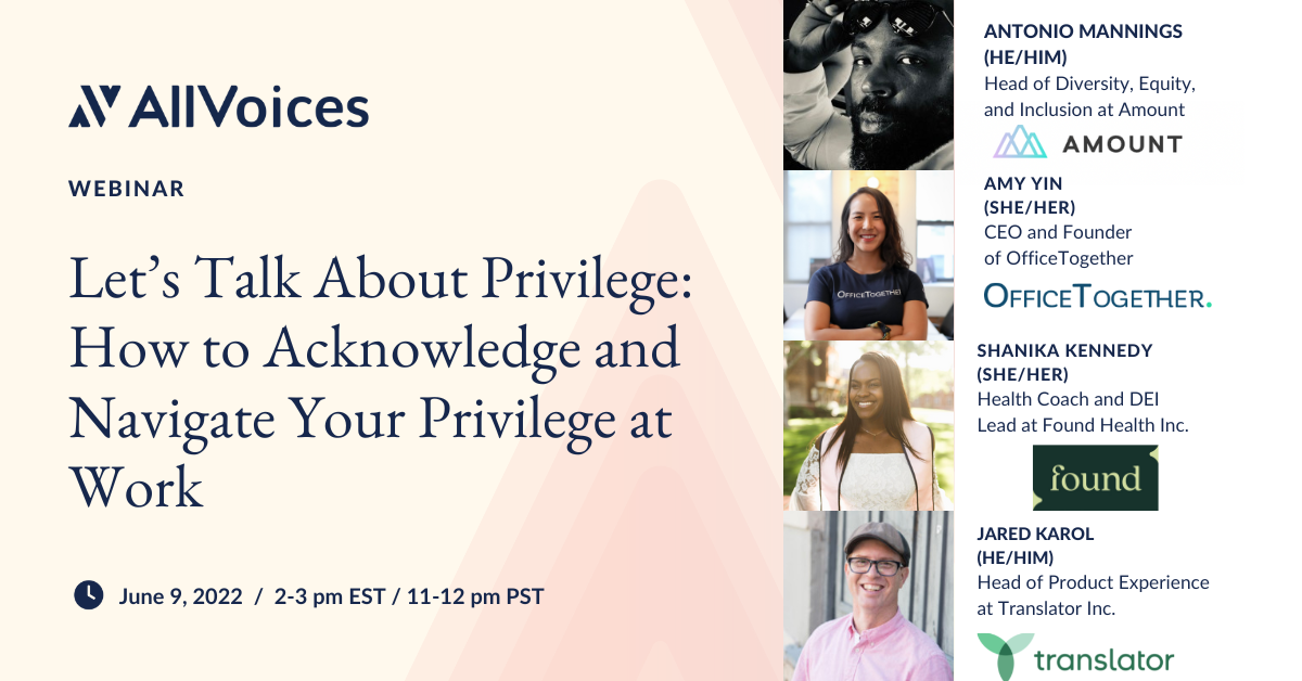 Let’s Talk About Privilege: How to Acknowledge and Navigate Your Privilege at Work