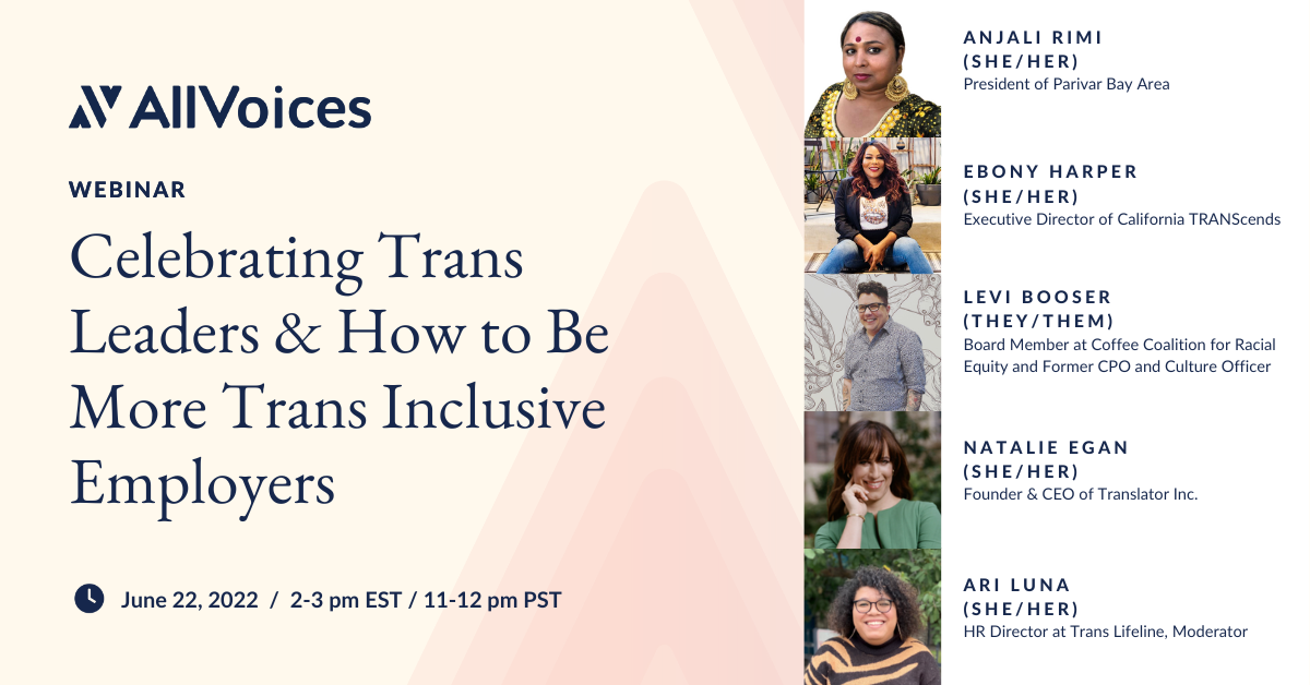 Join us as we celebrate trans leaders, learn about tangible structural changes, intersectionality, and much more!