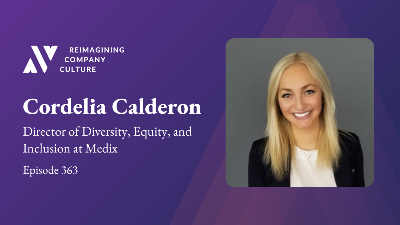 Tune in to learn Cordelia’s thoughts on creating key pillars in a DEI strategy, redefining employee engagement, the role of employee impact groups, and more!