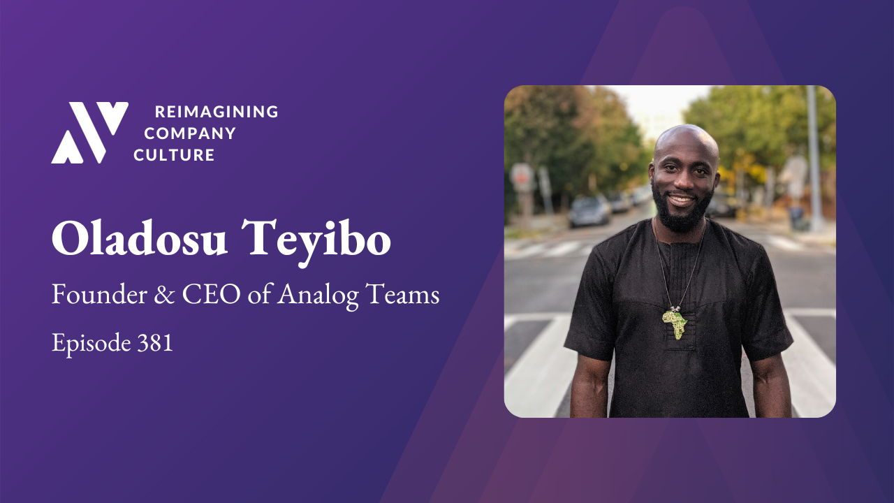 Tune in to learn Oladosu’s thoughts on operationalizing asynchronous work, philosophies around working with human resources teams, leading with a people-first mentality, and more!